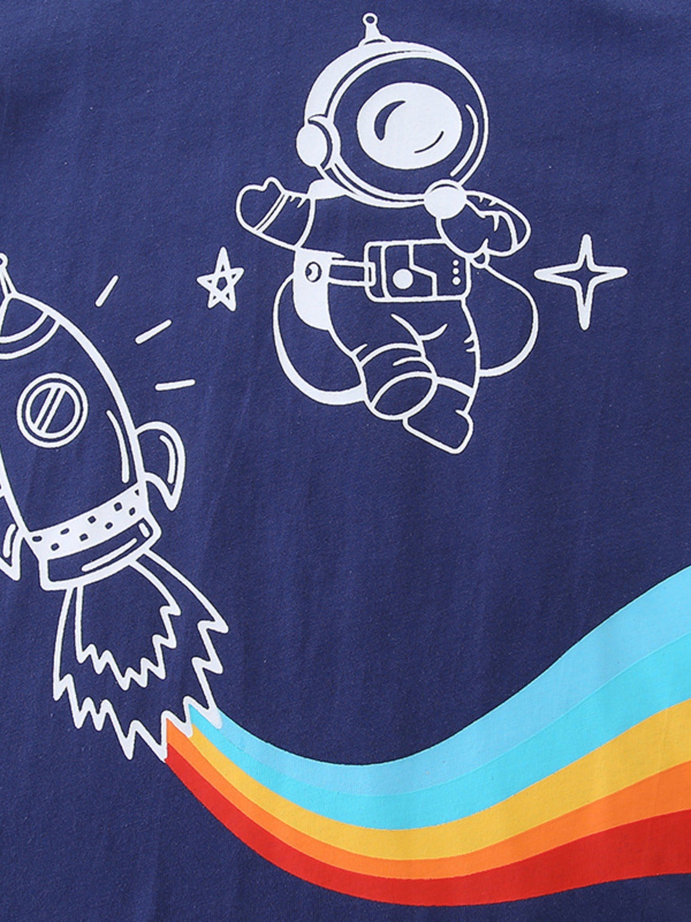 Children's Astronaut Short Sleeve Tee and Shorts Set
