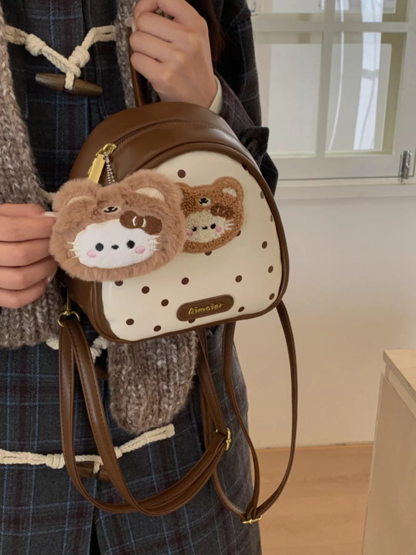 Cartoon Bear Backpack Bag