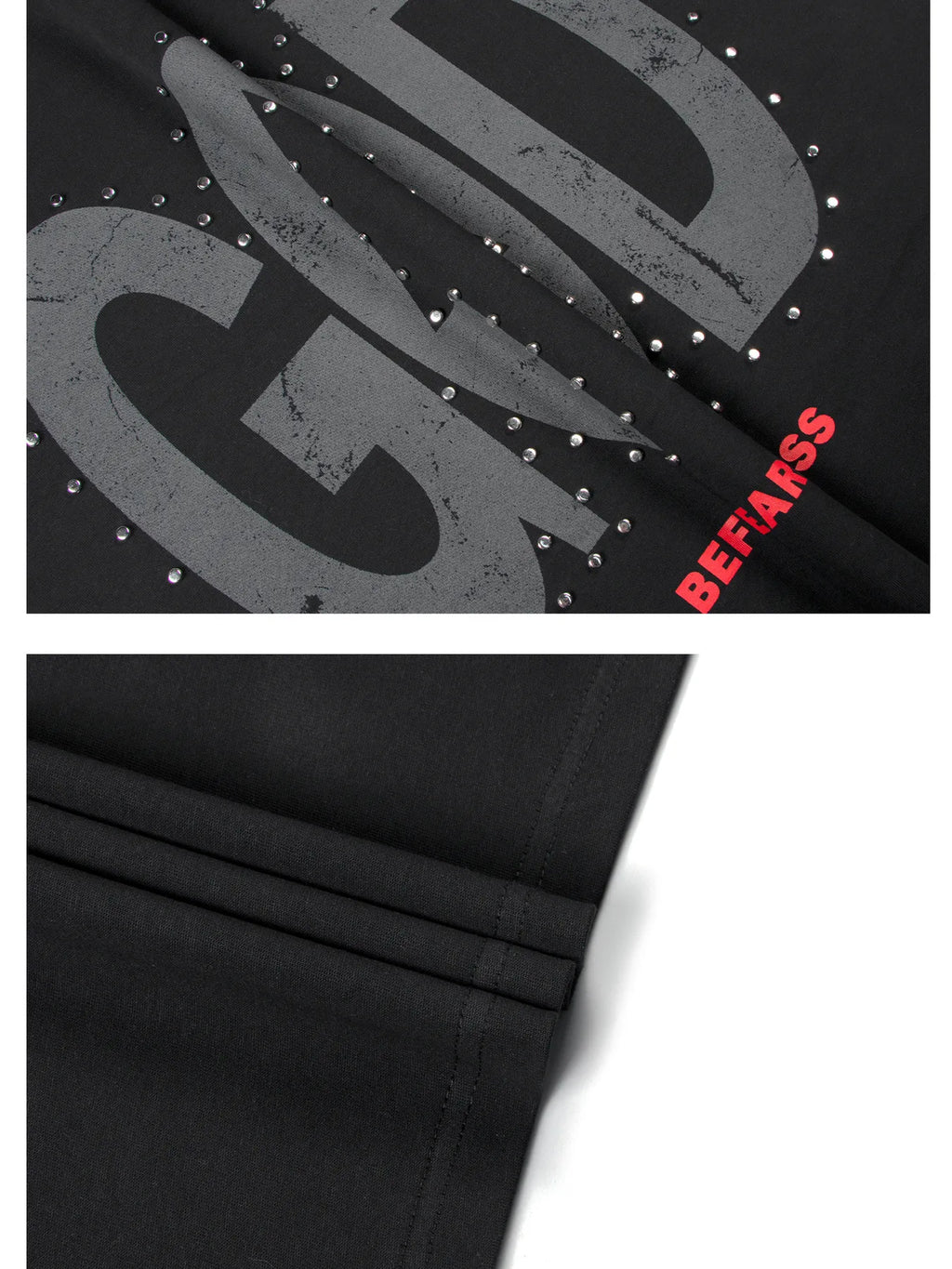 Men's Oversized Letter Graphic T-Shirt