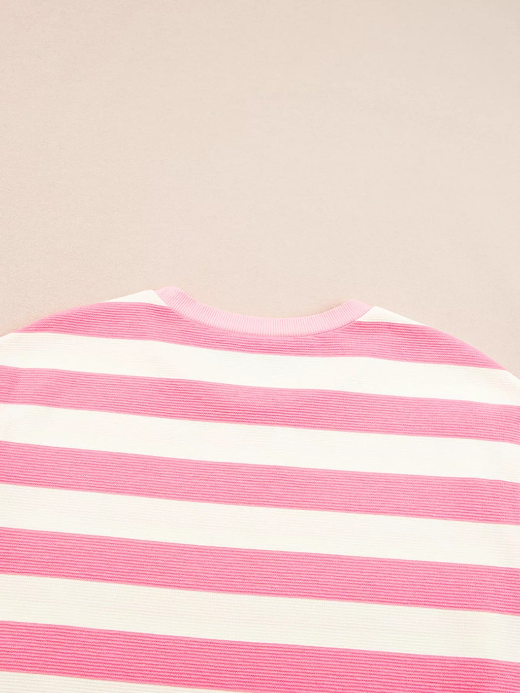 Stripe Cap Sleeve Pocketed Shift Dress