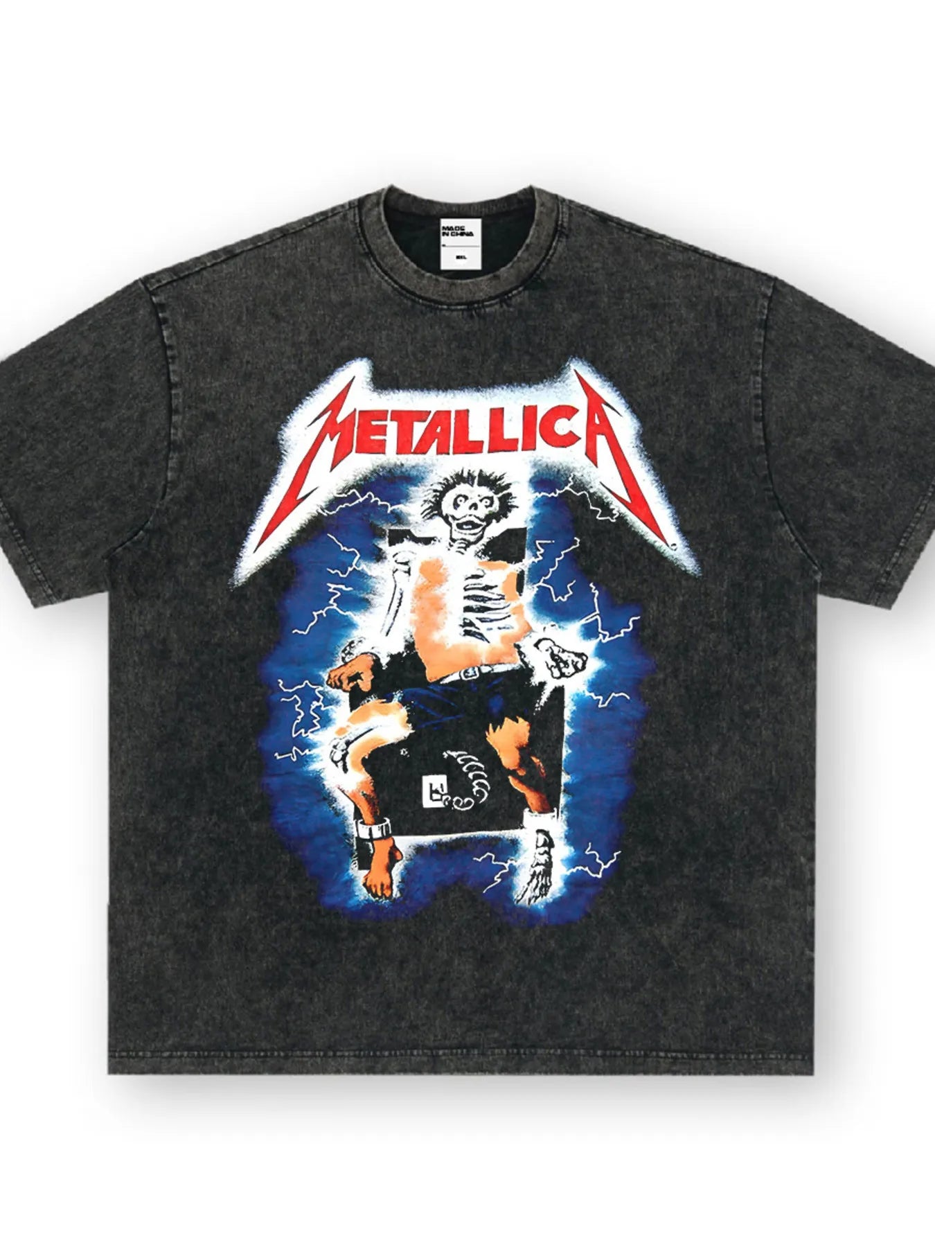 Men's Metallica Graphic Oversized T-Shirt
