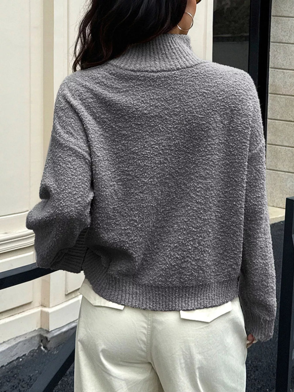 Turtleneck Long Sleeve Sweater