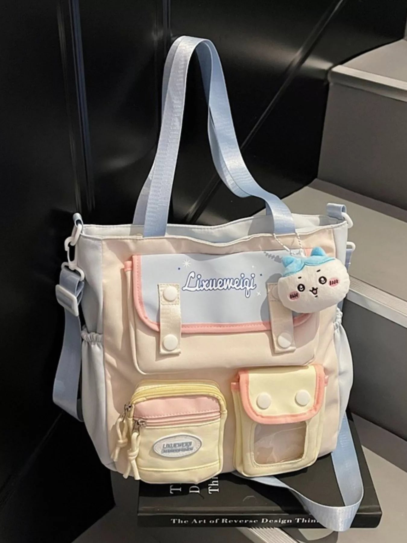 Multi-Pocket Shoulder Bag