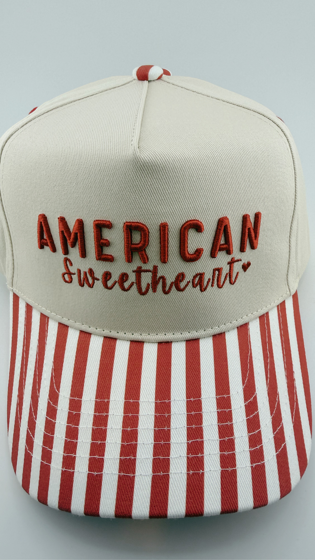 TRR - Cotton Structured Hat  -  SNAP BACK - AMERICAN SWEETHEART