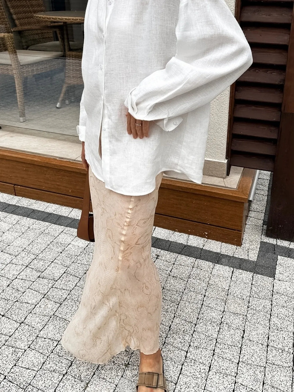 Casual Button-Up Long Sleeve Shirt