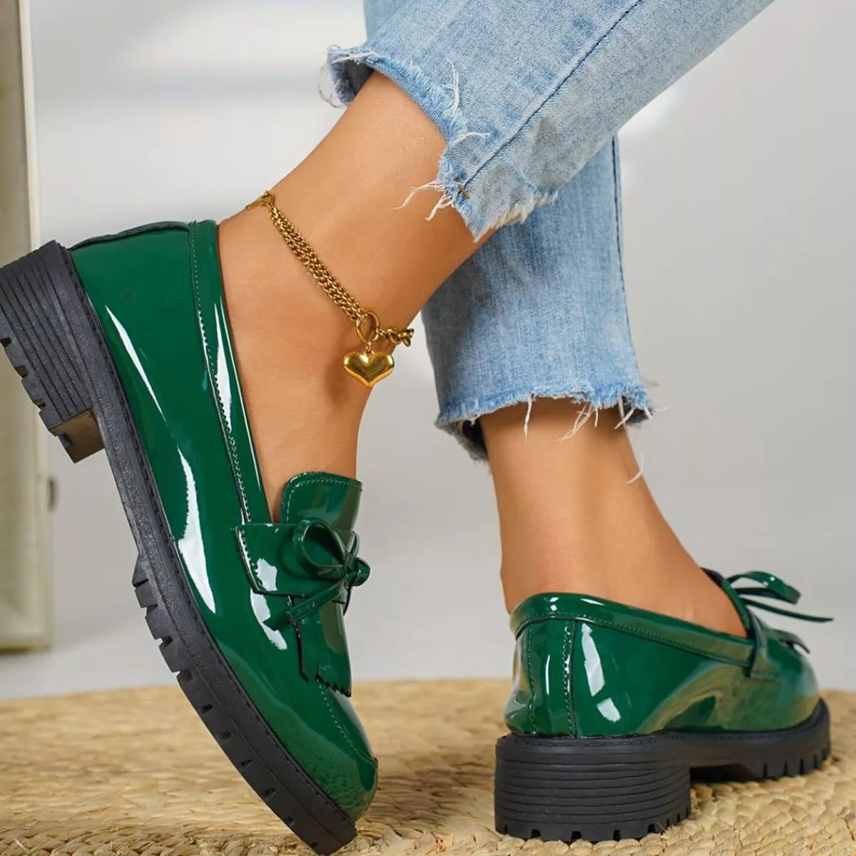 Round Toe Slip-Ons