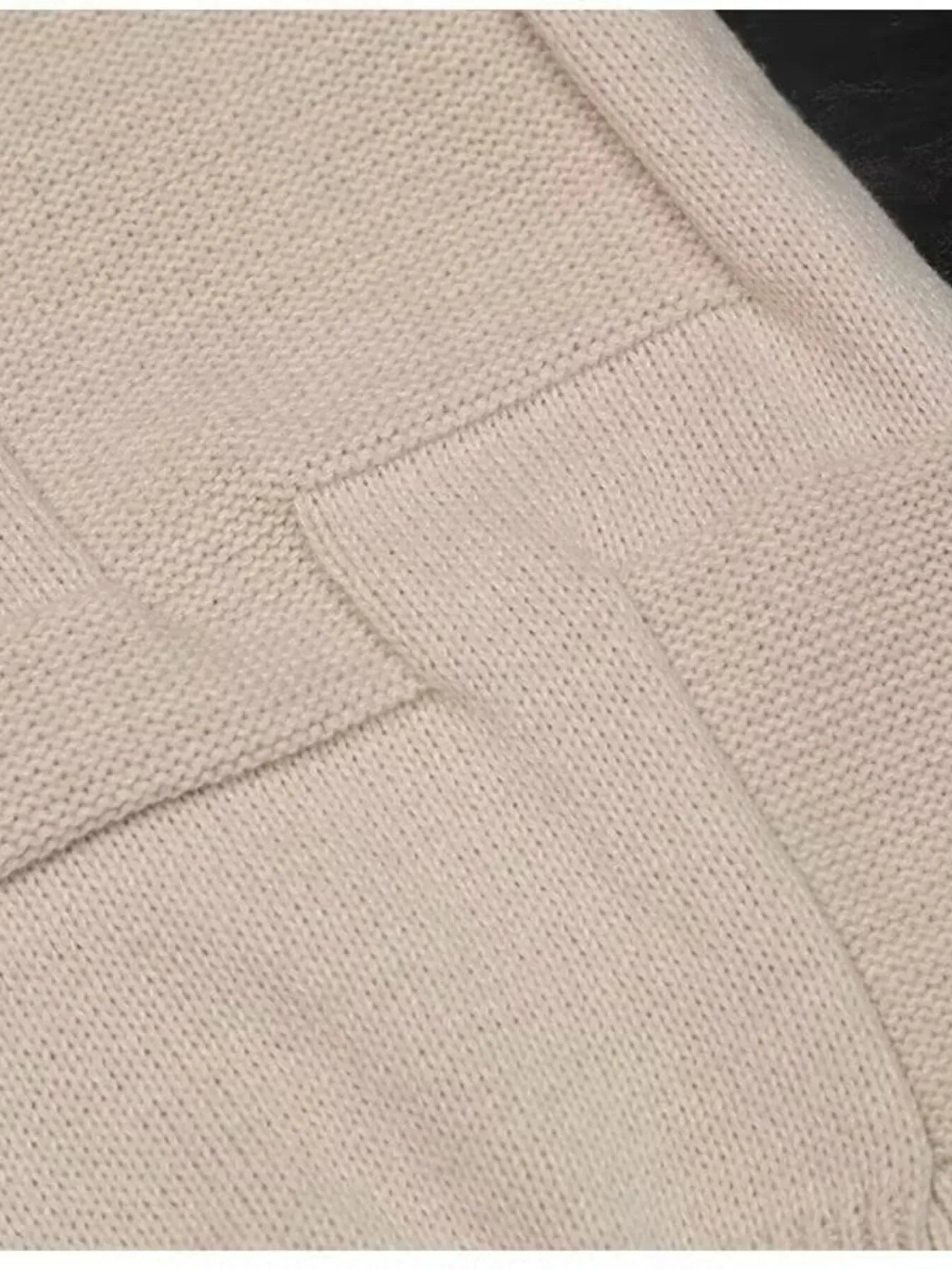 Men's Plus Size Round Neck Long Sleeve Sweater