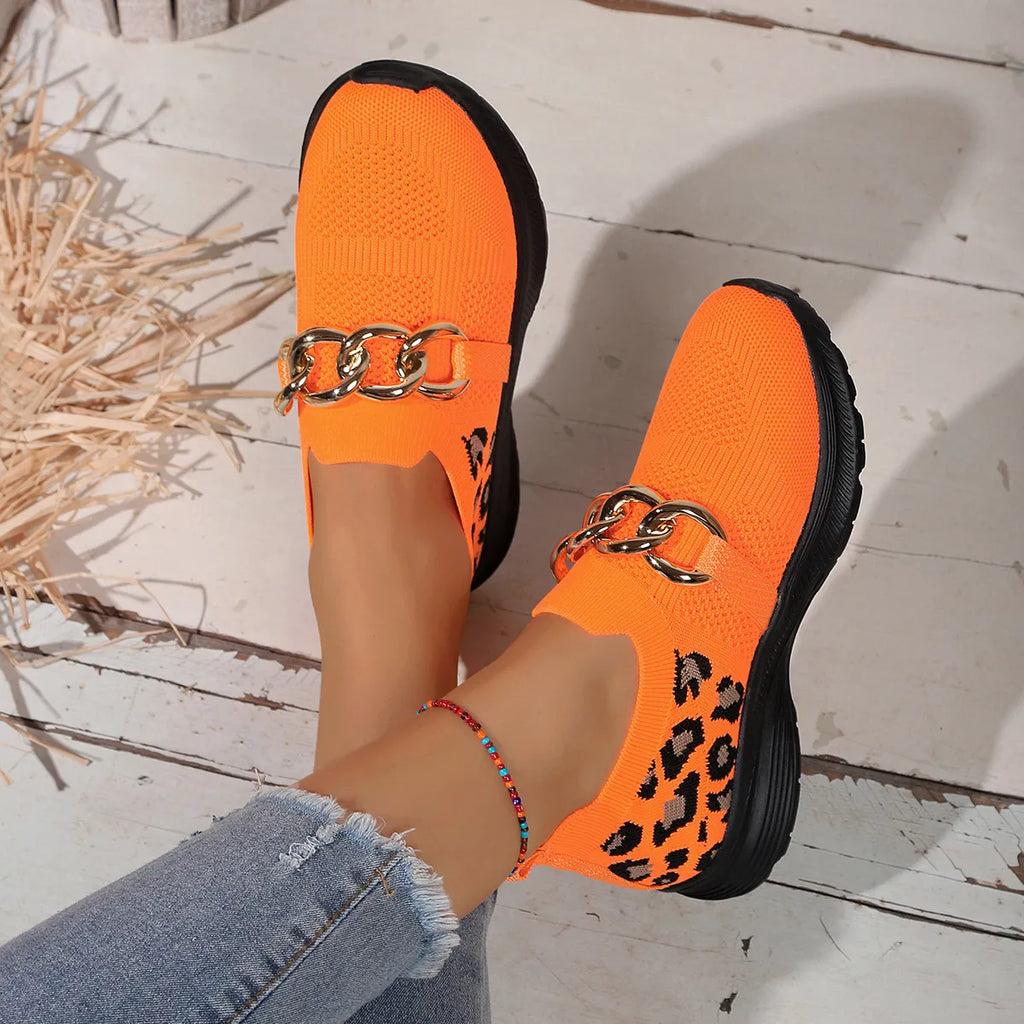 Lightweight Leopard Mesh Athletic