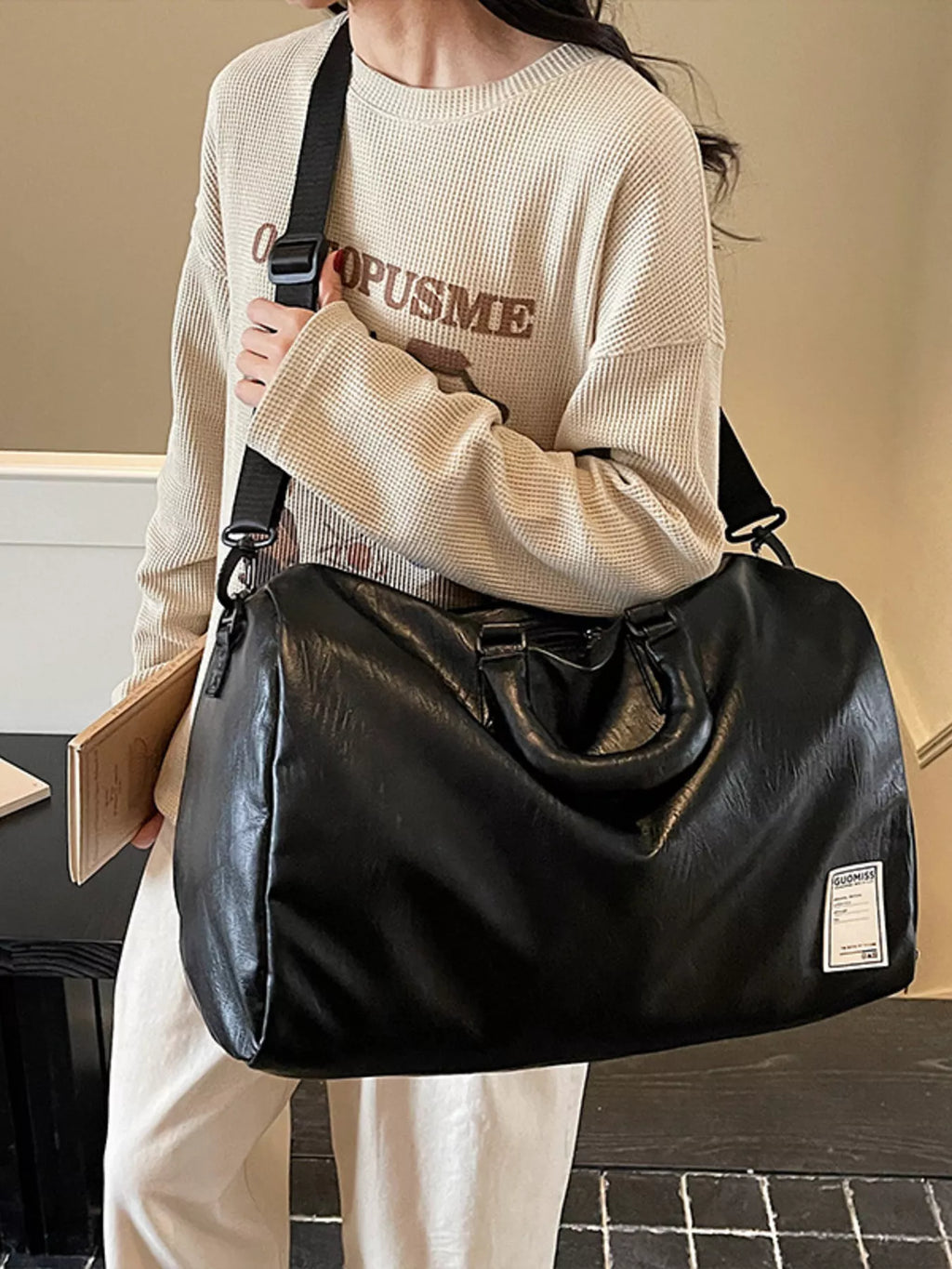 PU Leather Travel Bag