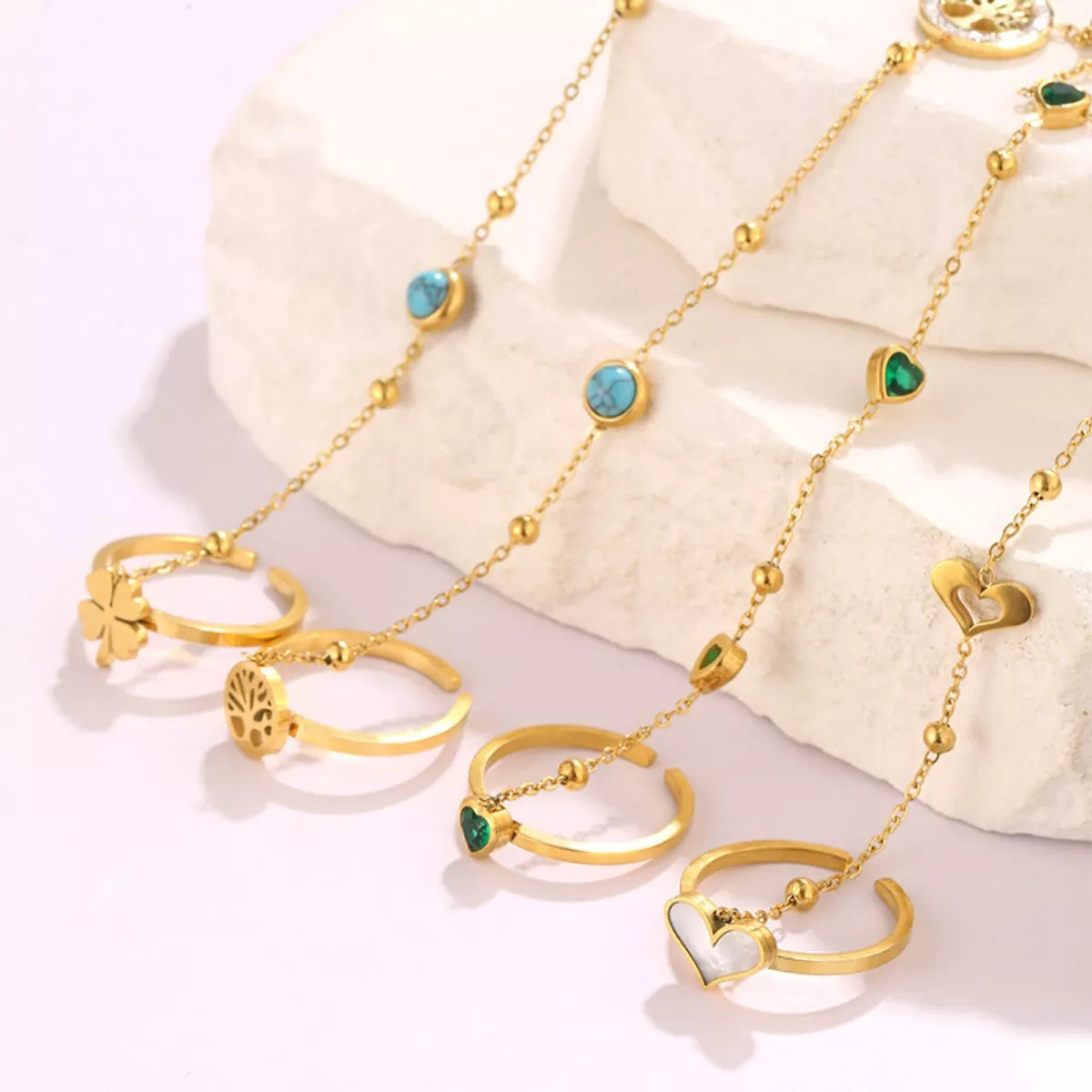 18K Gold-Plated Chain Bracelet