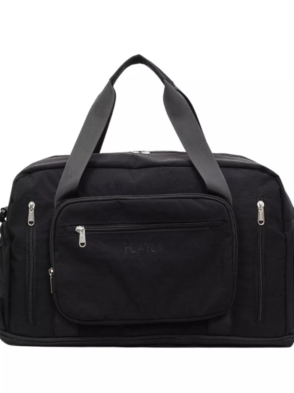 Canvas Duffel Bag with Multiple Pockets