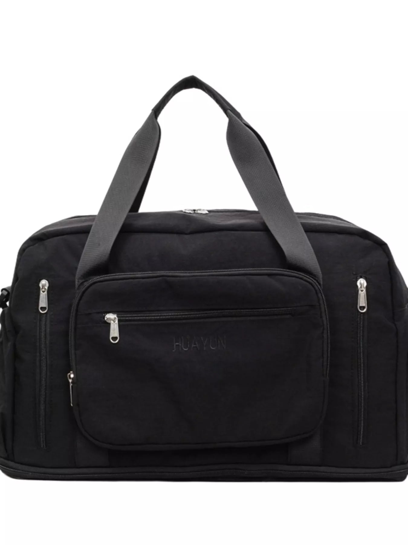 Canvas Duffel Bag with Multiple Pockets