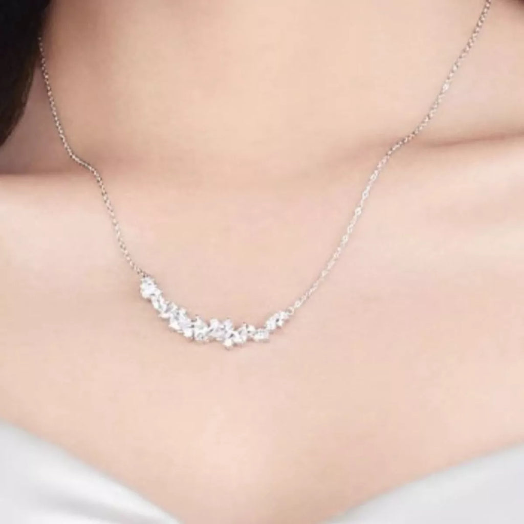 925 Sterling Silver Zircon Necklace