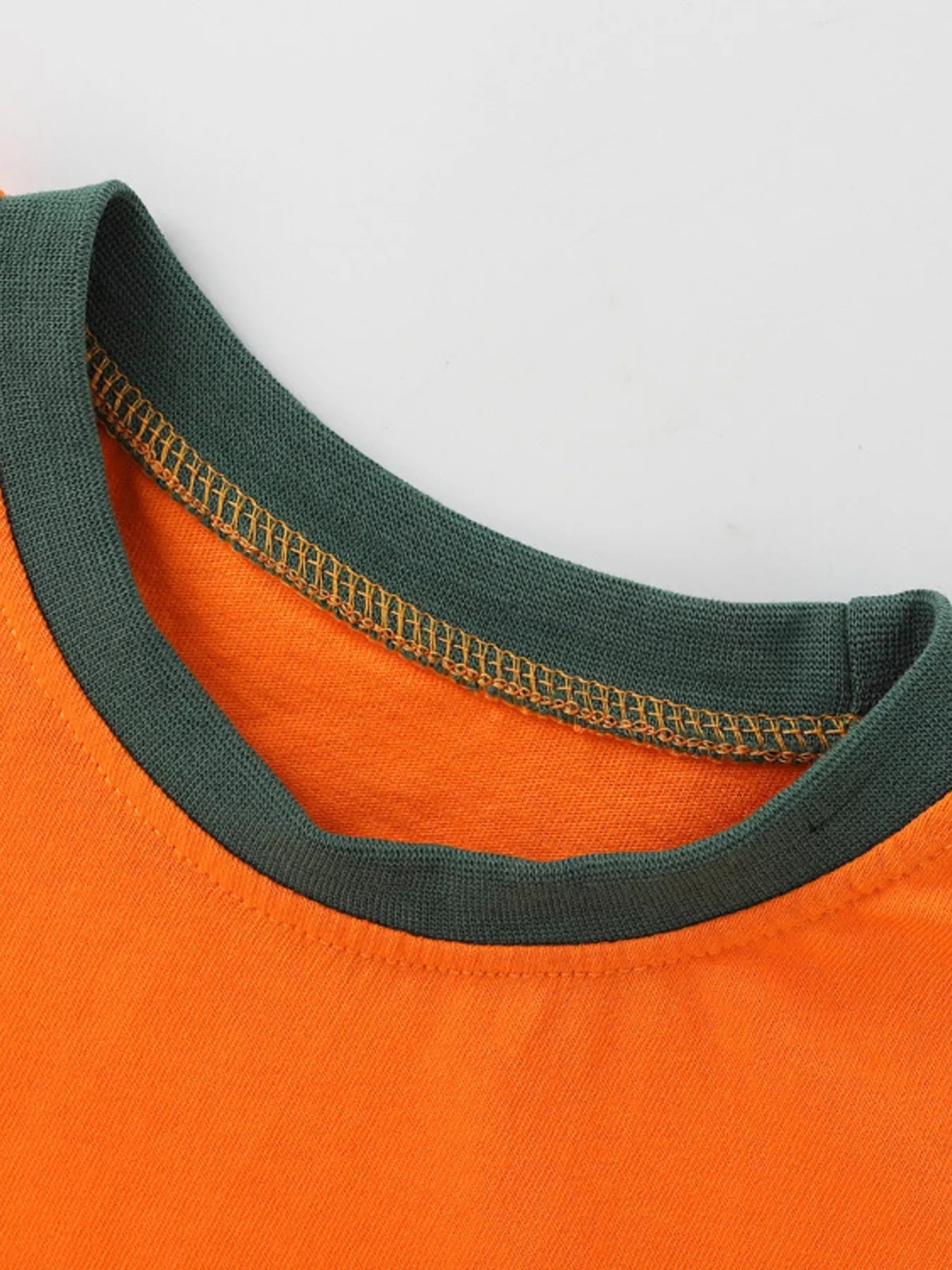 Children's Dinosaur Print Round Neck T-Shirt