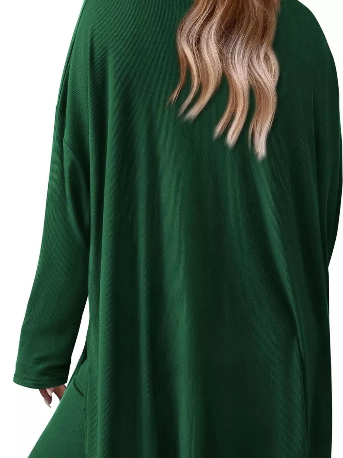 Casual Loose Long Sleeve Top and Wide Leg Pants Set