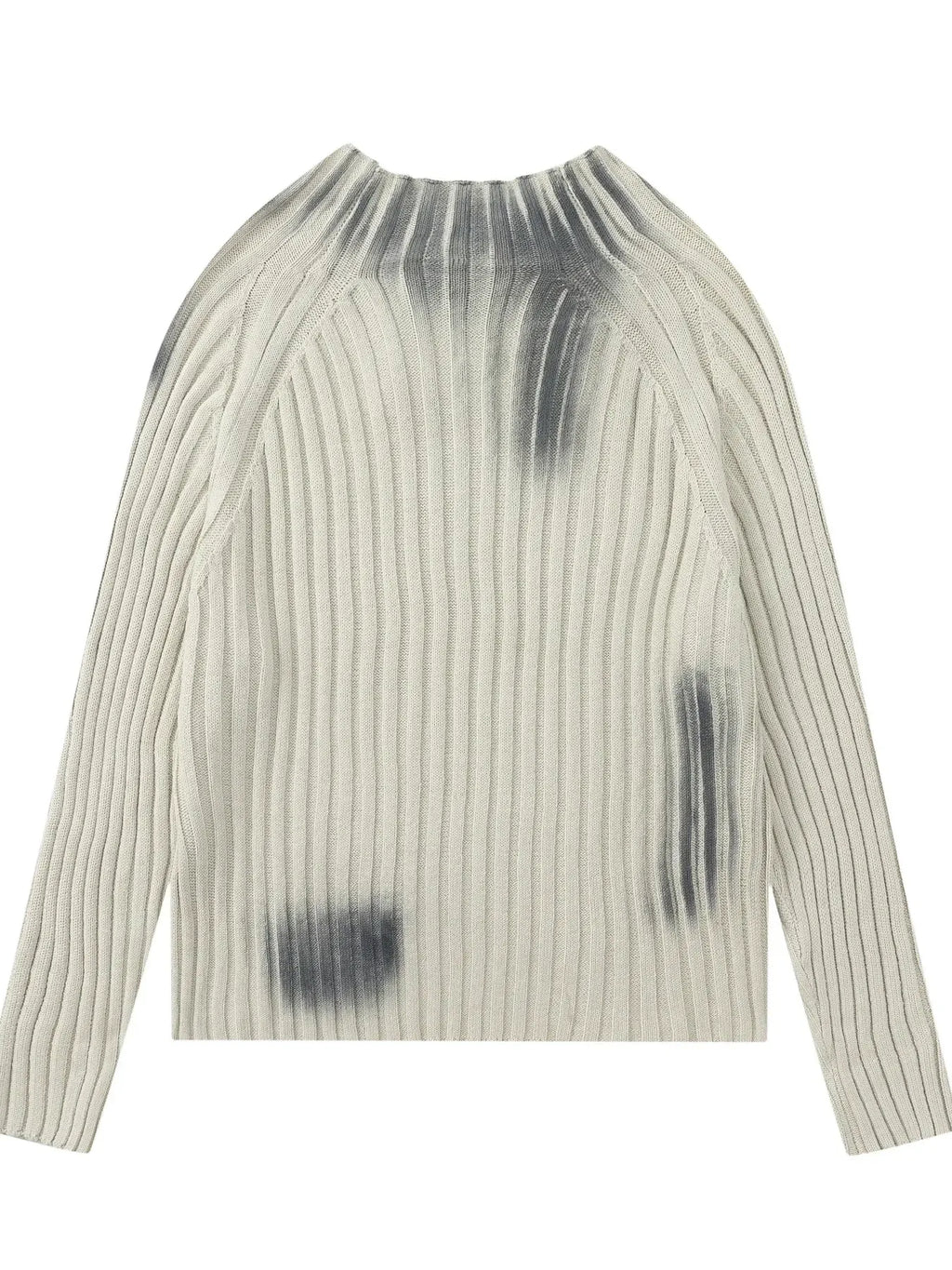 Men's Ribbed Knit Long Sleeve Sweater
