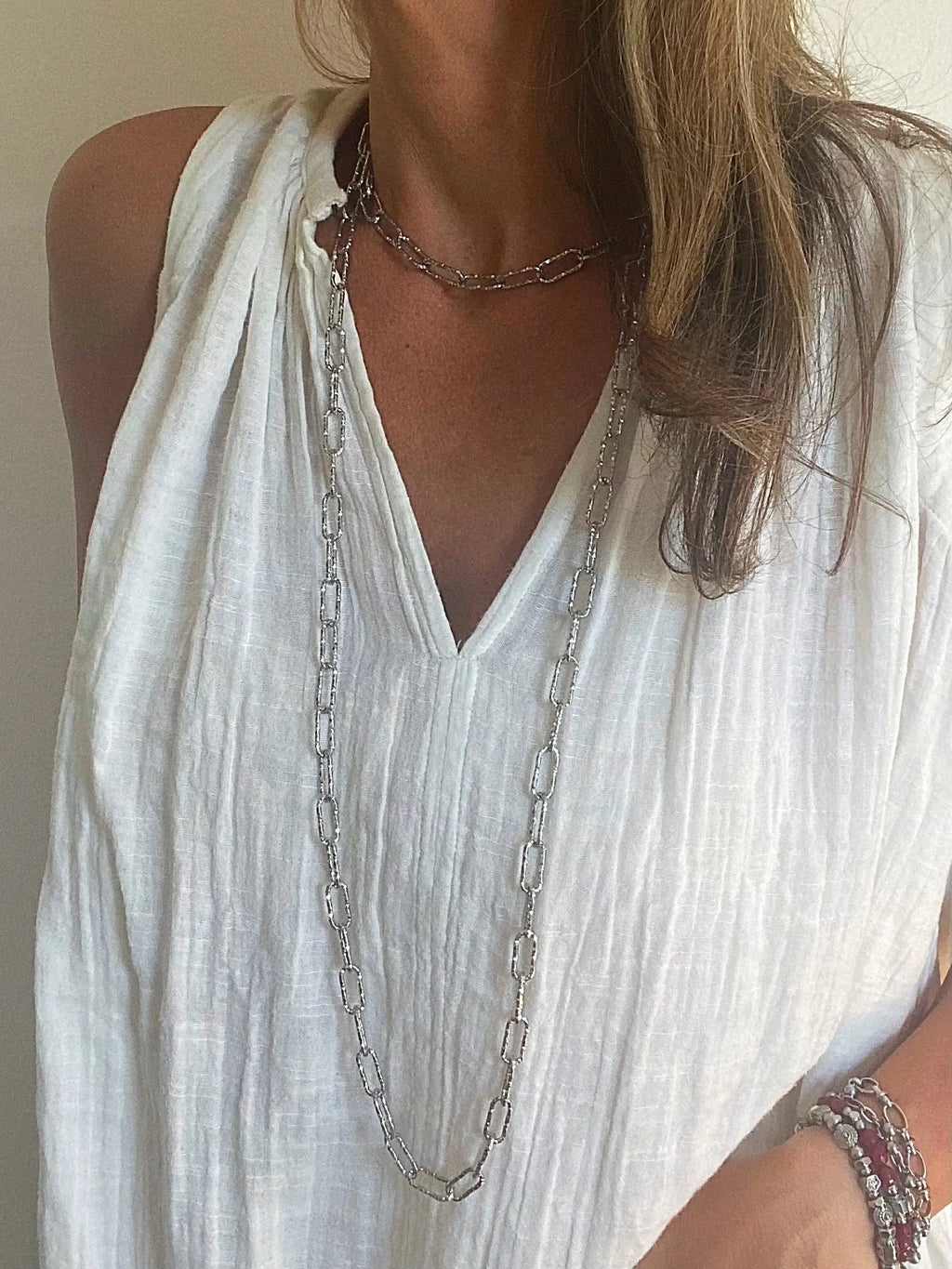 STATEMENT PAPERCLIP NECKLACE