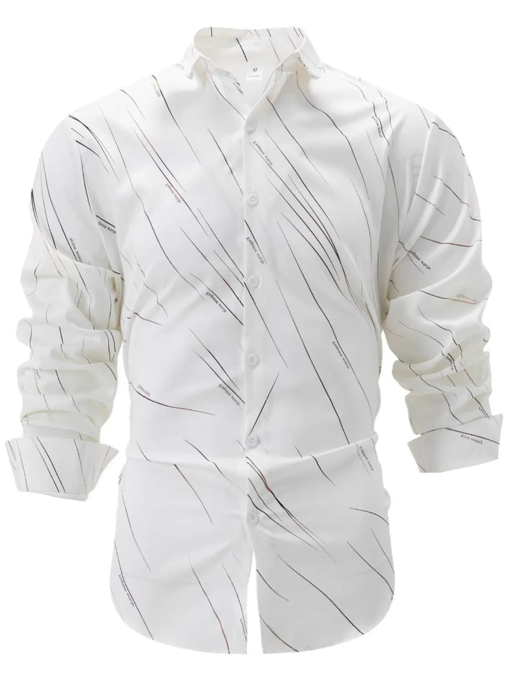 Men's Full Size Button Up Long Sleeve Shirt Plus Size