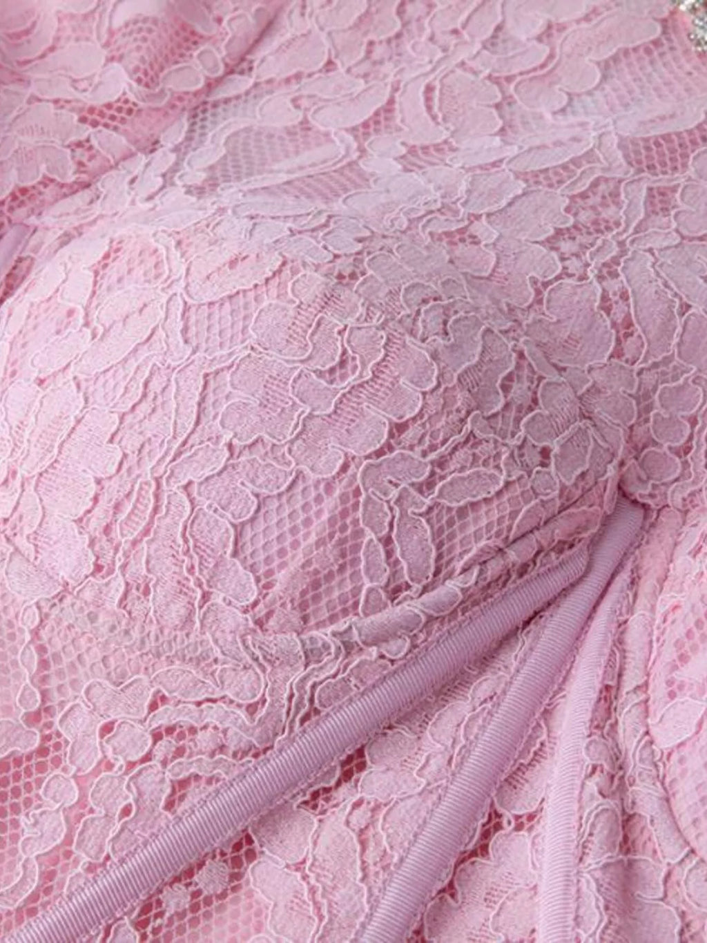 Lace Long Sleeve Midi Dress