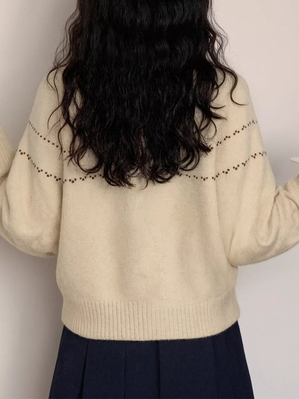 Cable Knit Button Up Cardigan