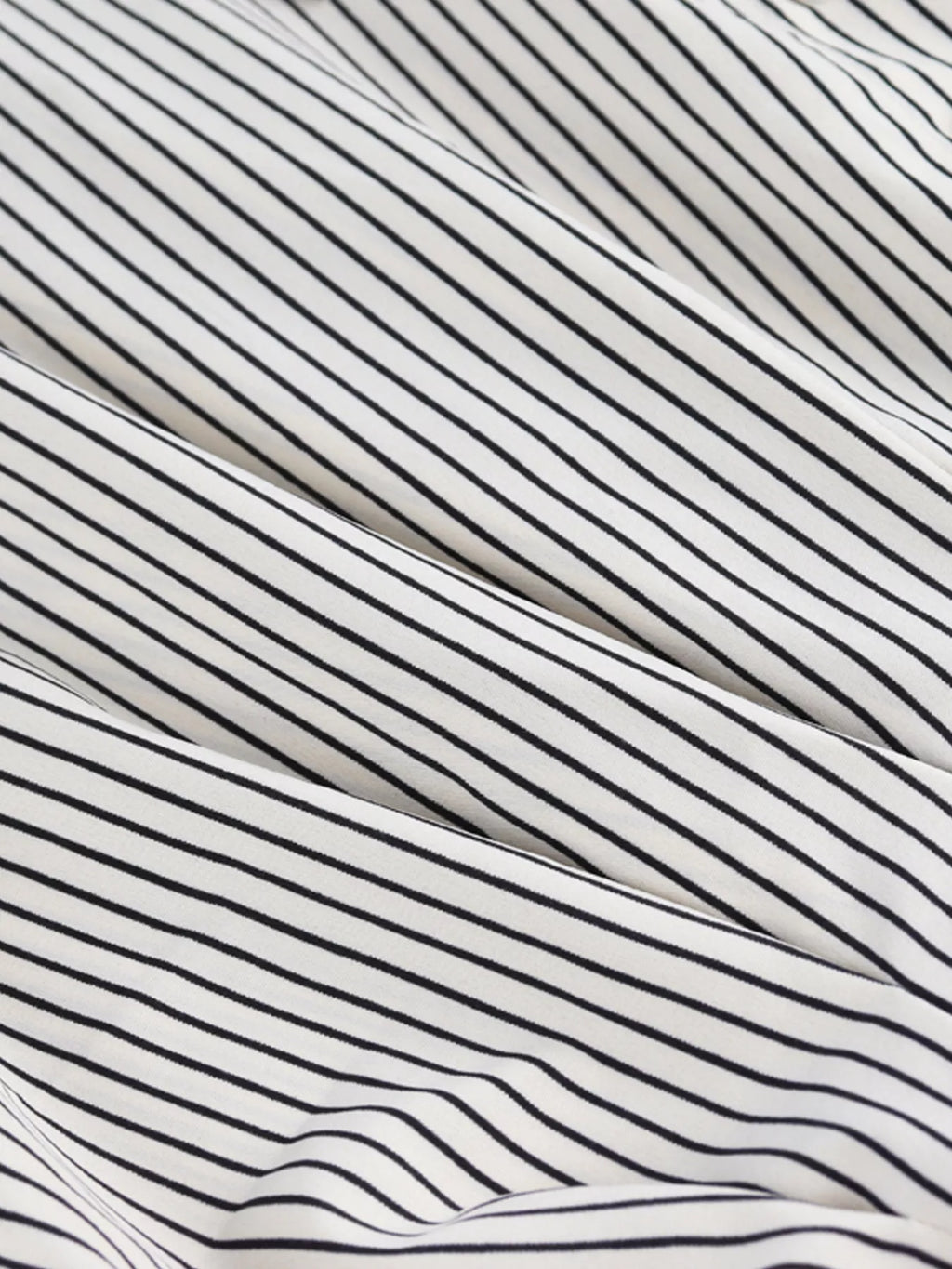 Striped Cinched Waist Shirt