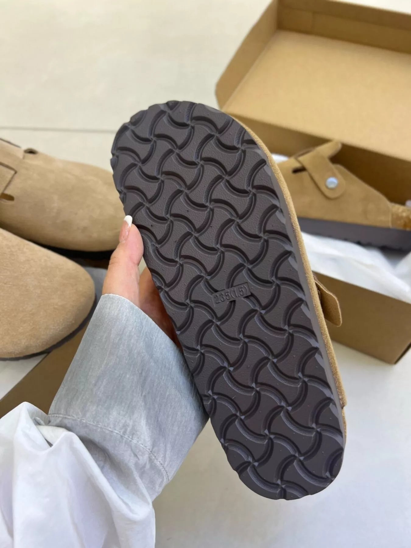 Round Toe Buckle Slip-Ons