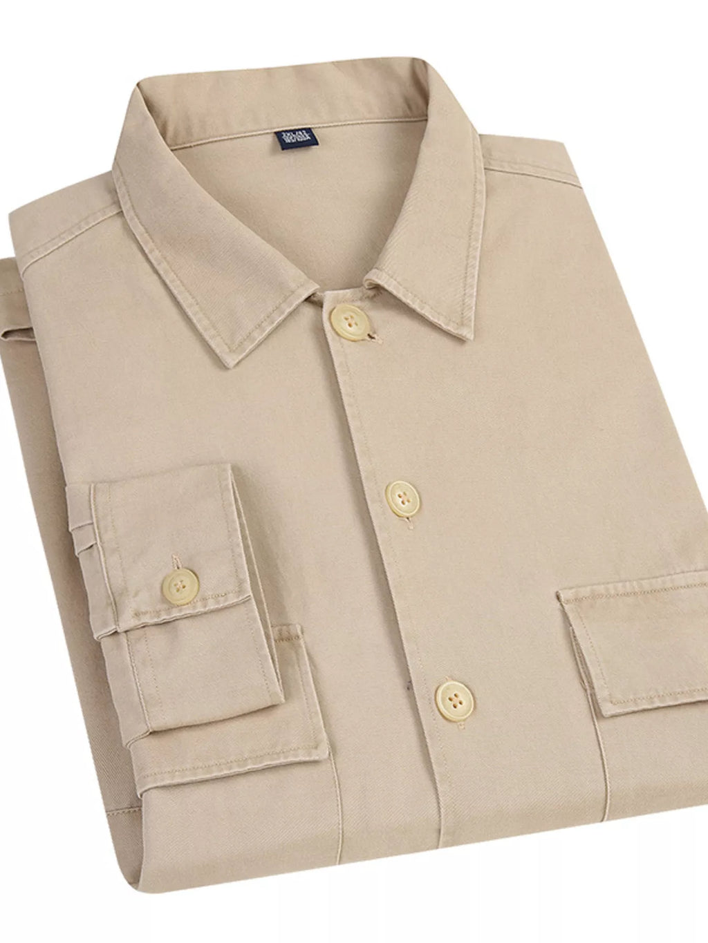 Men's Plus Size Casual Button Up Shirt