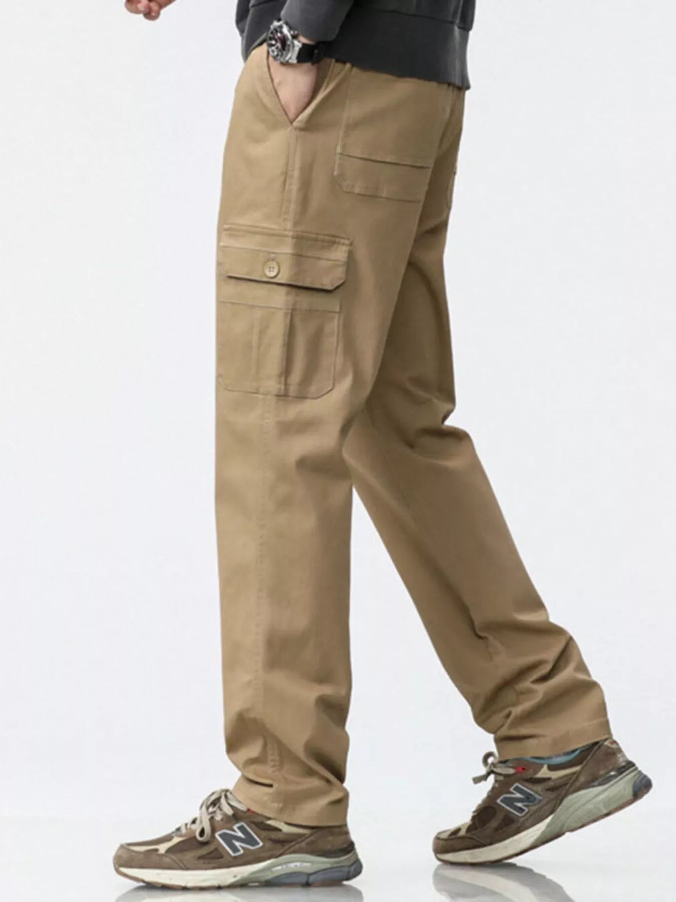 Men's Plus Size Relaxed Fit Cargo Pants
