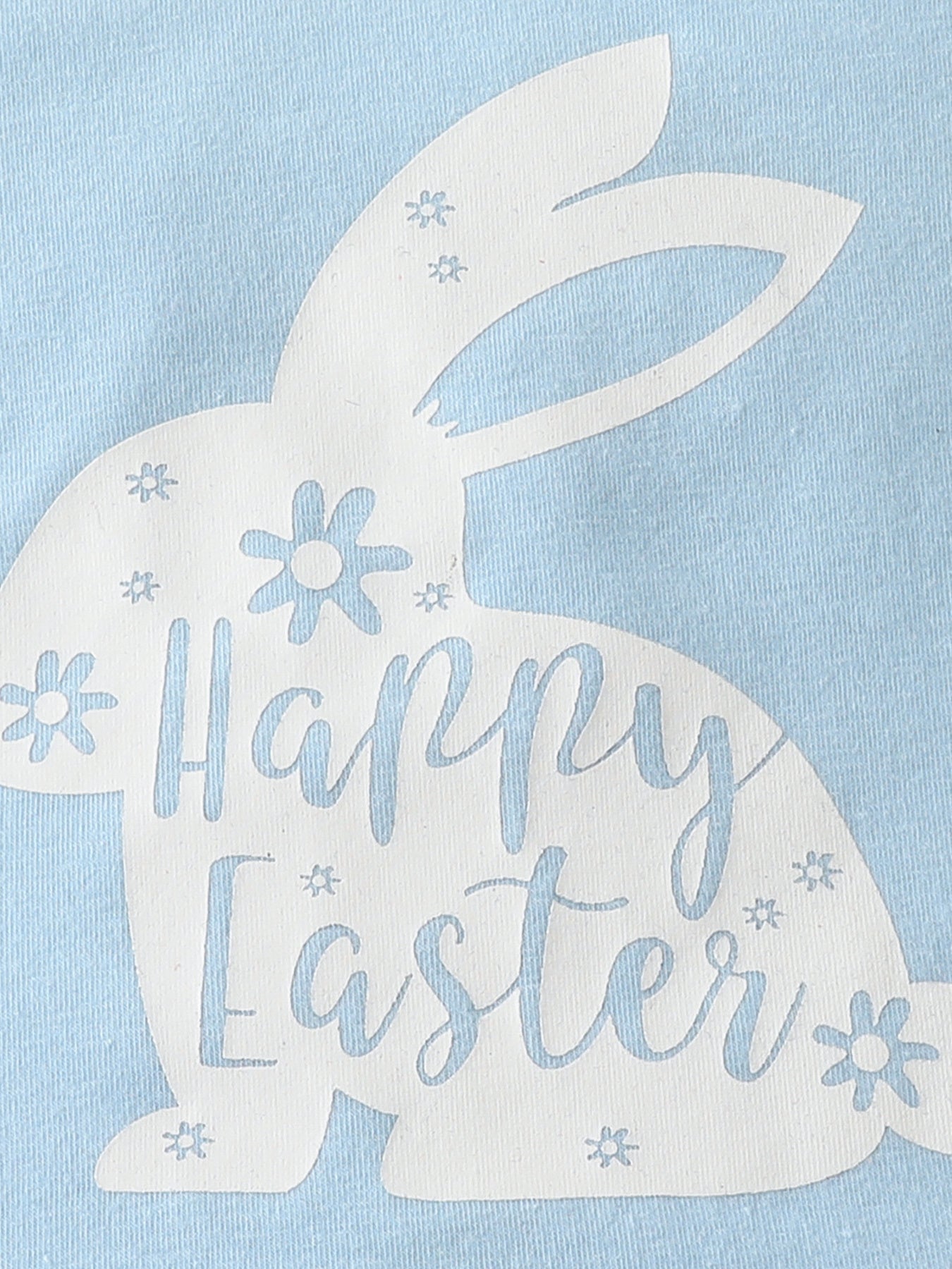 Children's Easter Bunny Graphic and Pants Set with Headband