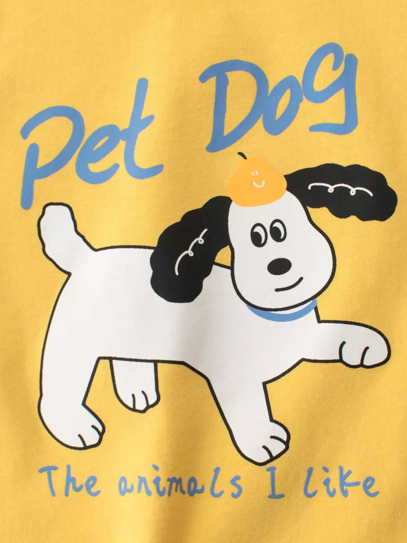 Children's Pet Dog Graphic Short Sleeve T-Shirt