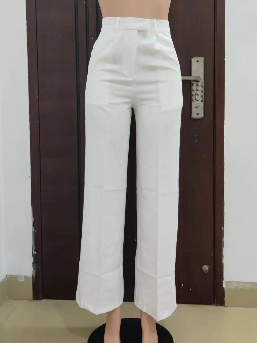 High-Waisted Wide-Leg Pants