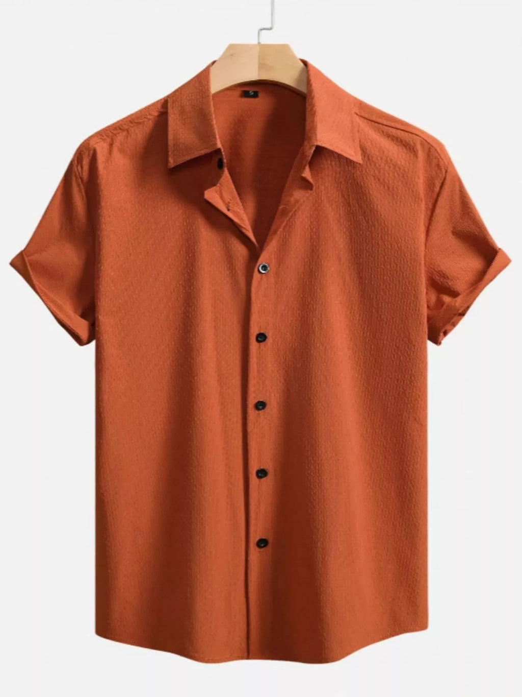 Men's Full Size Short-Sleeve Casual Shirt Plus Size