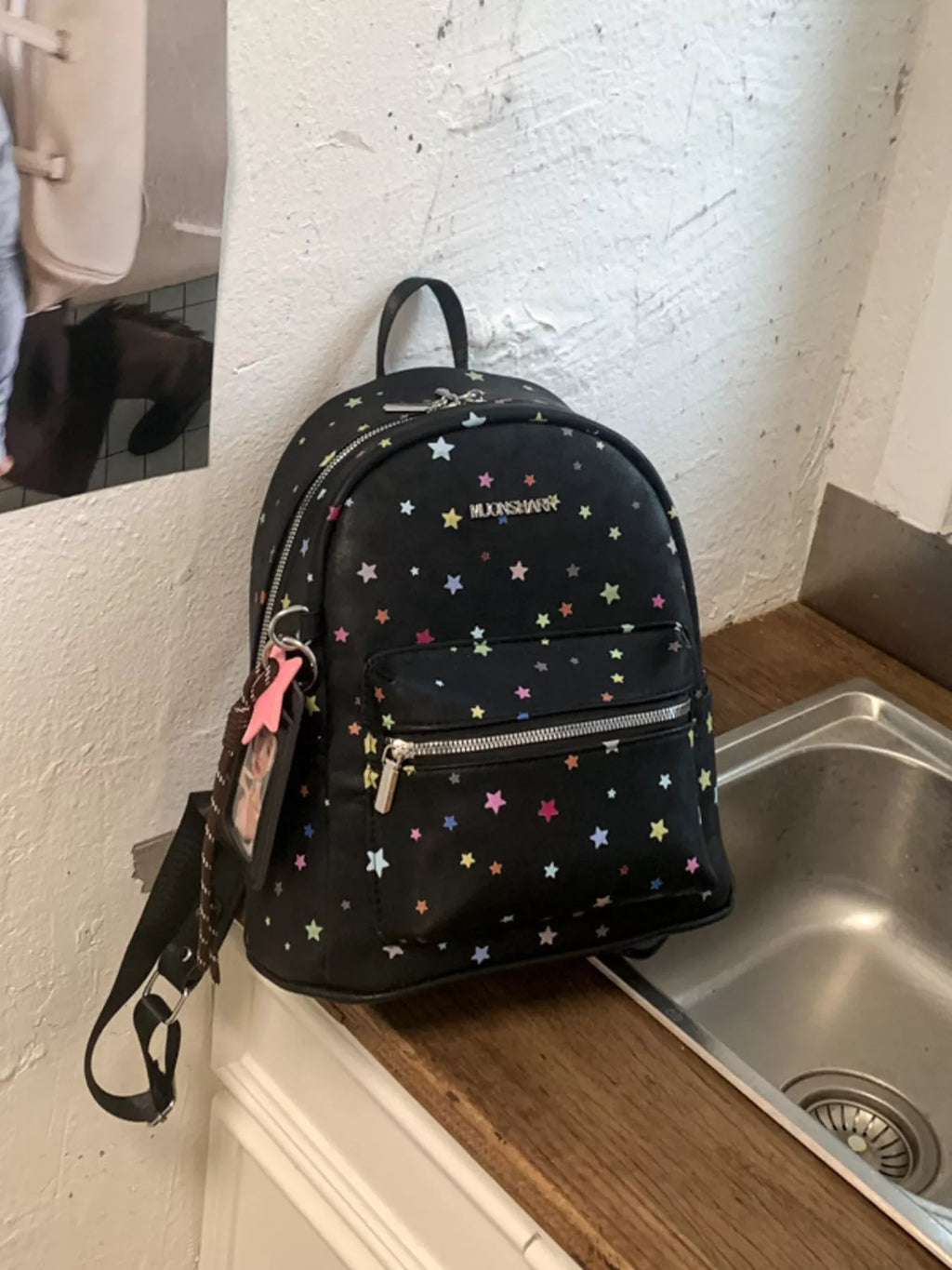Star Pattern Backpack Bag