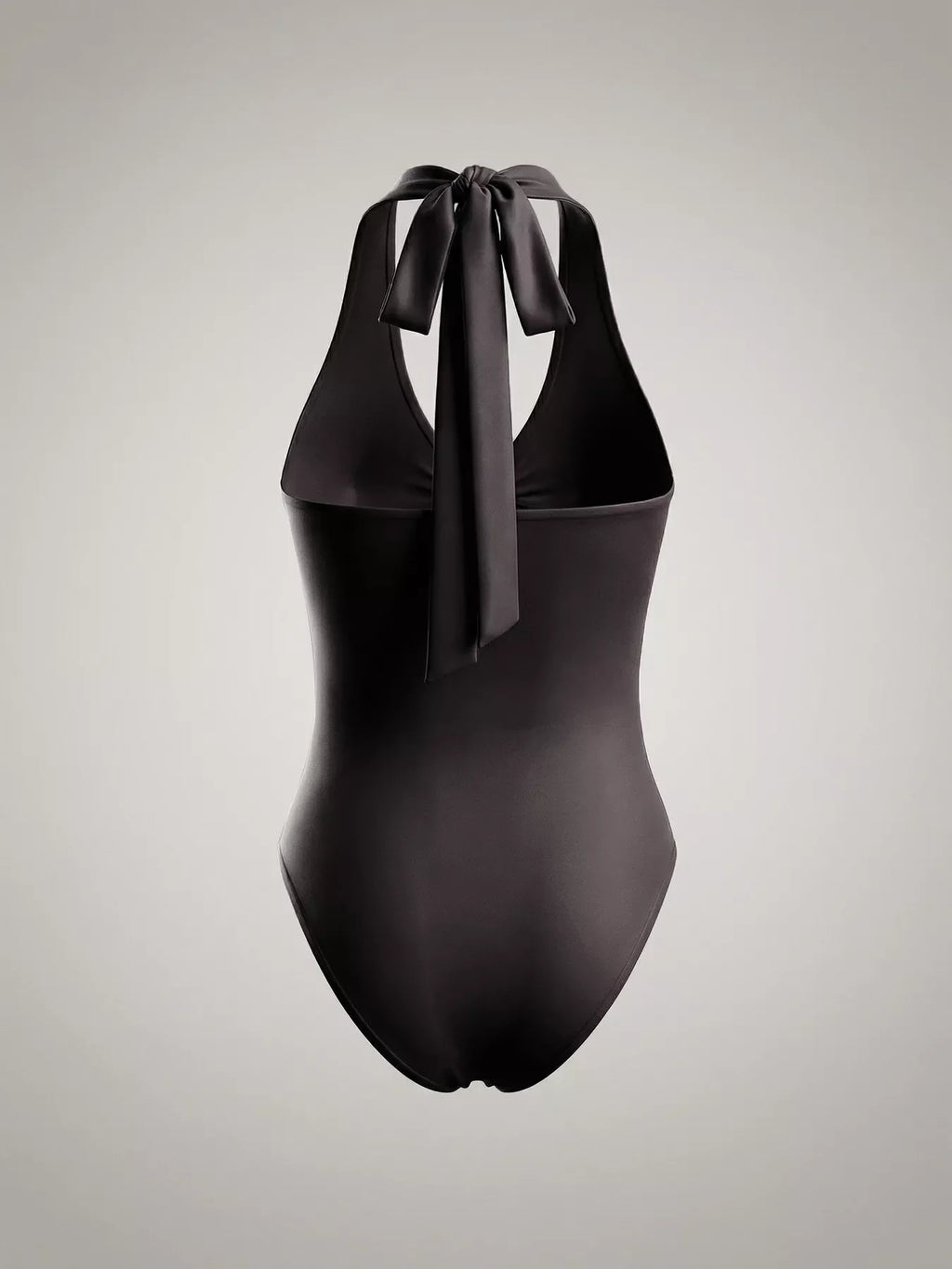 Halter Neck Ruched Bodysuit