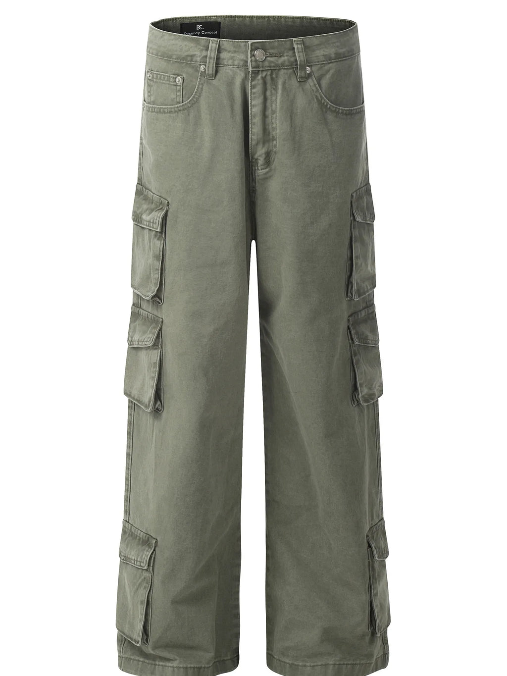 Men's Wide Leg Multi-Pocket Cargo Pants