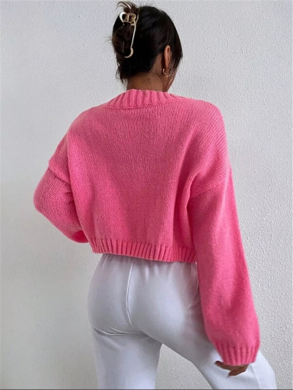 Cloud Button Up Knit Cardigan
