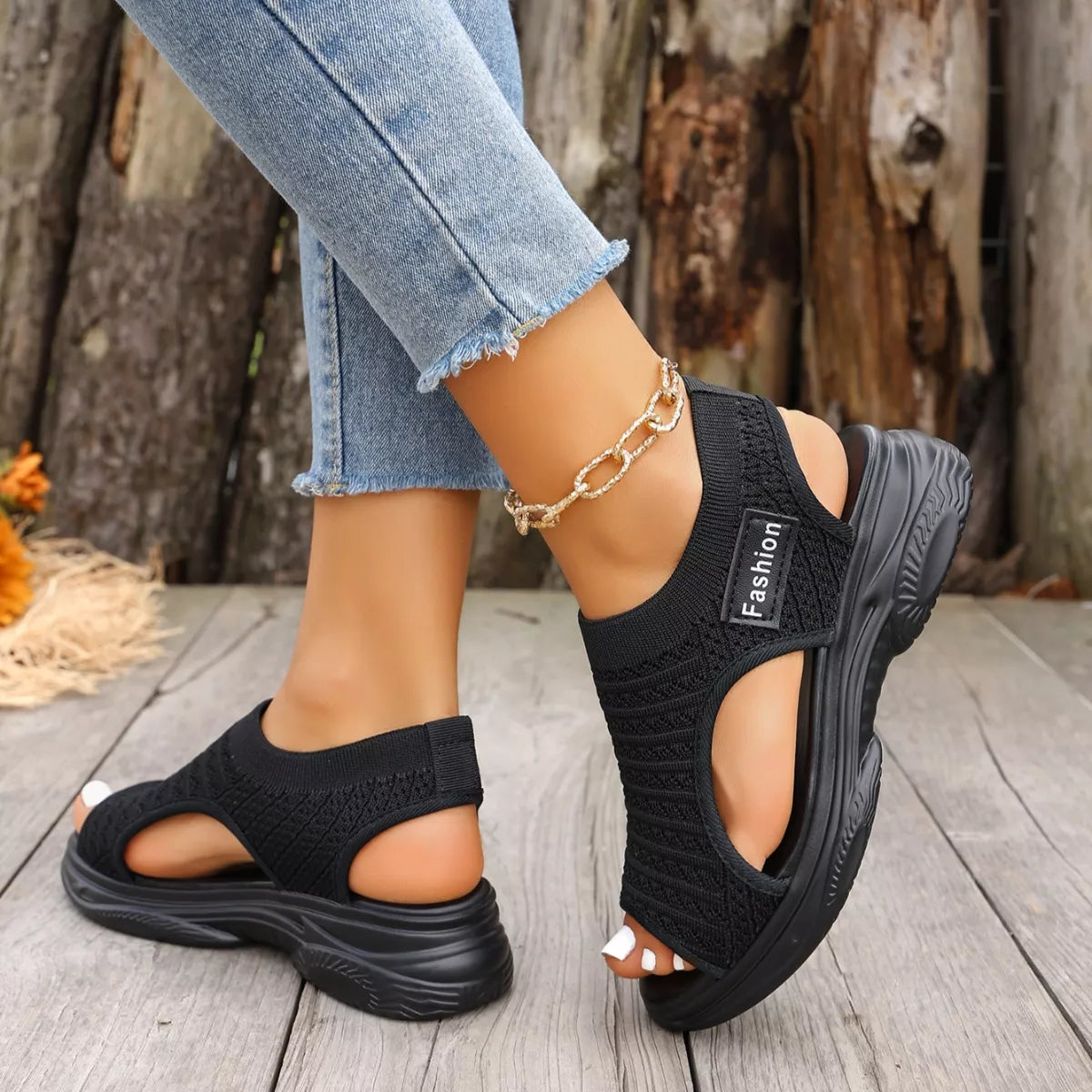 Open Toe Platform Sandals