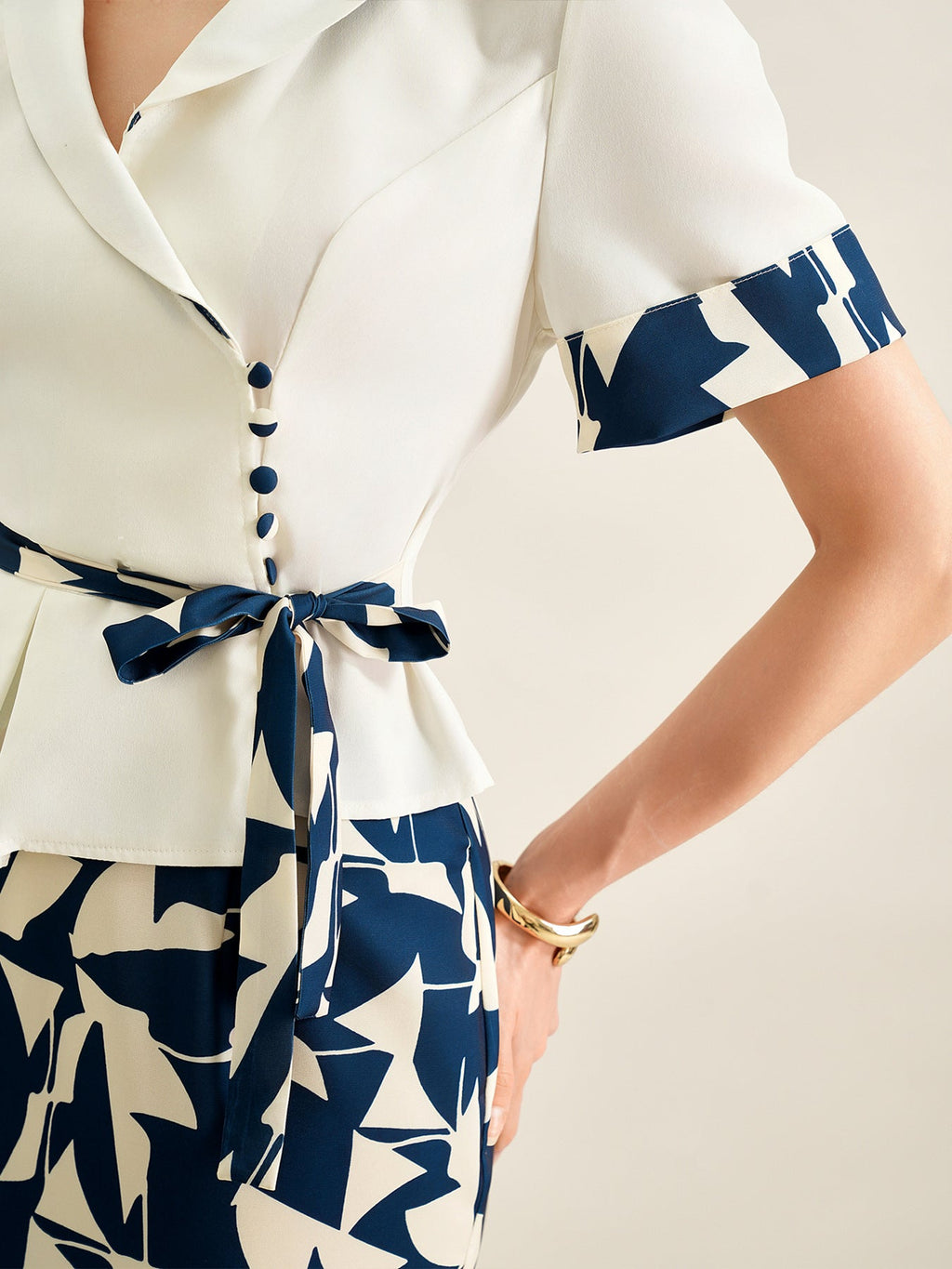 Short Sleeve Top and Skirt Set