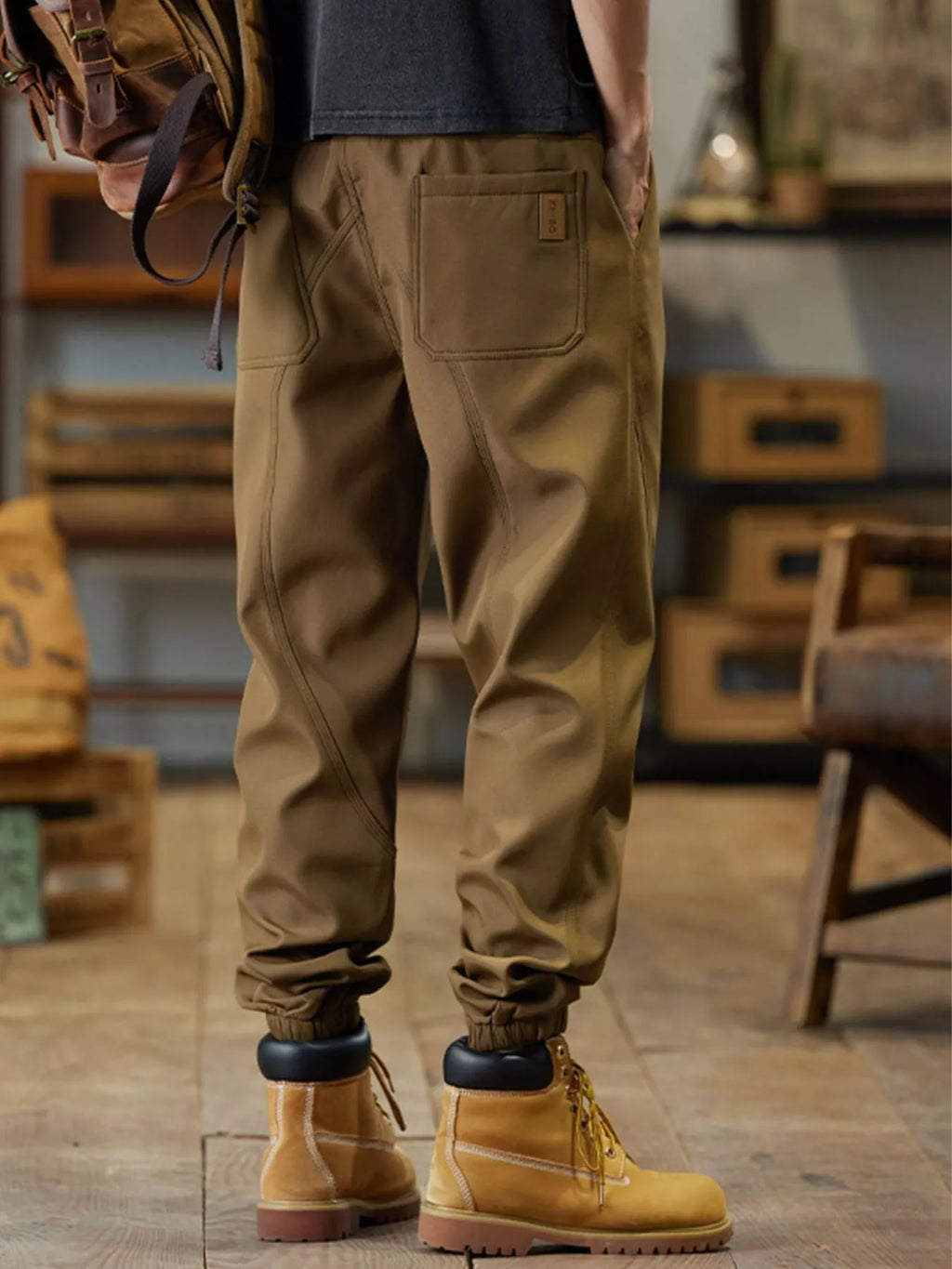 Men's Plus Size Casual Drawstring Joggers