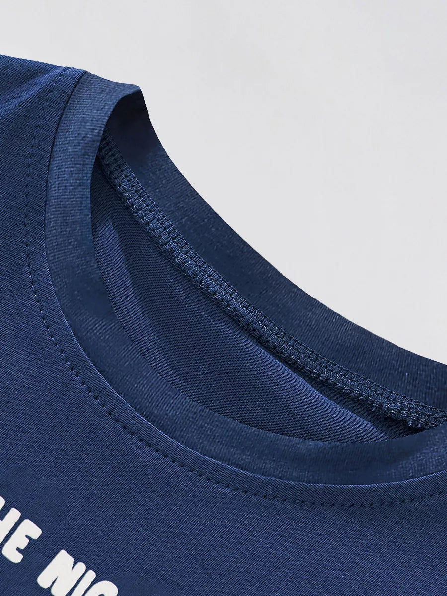 Children's Graphic Round Neck T-Shirt