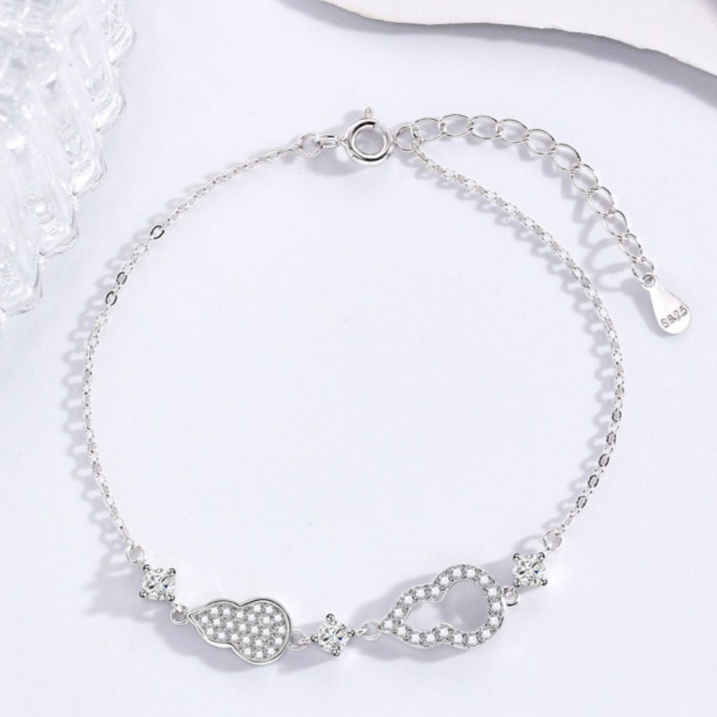 Zircon Gourd Adjustable Bracelet