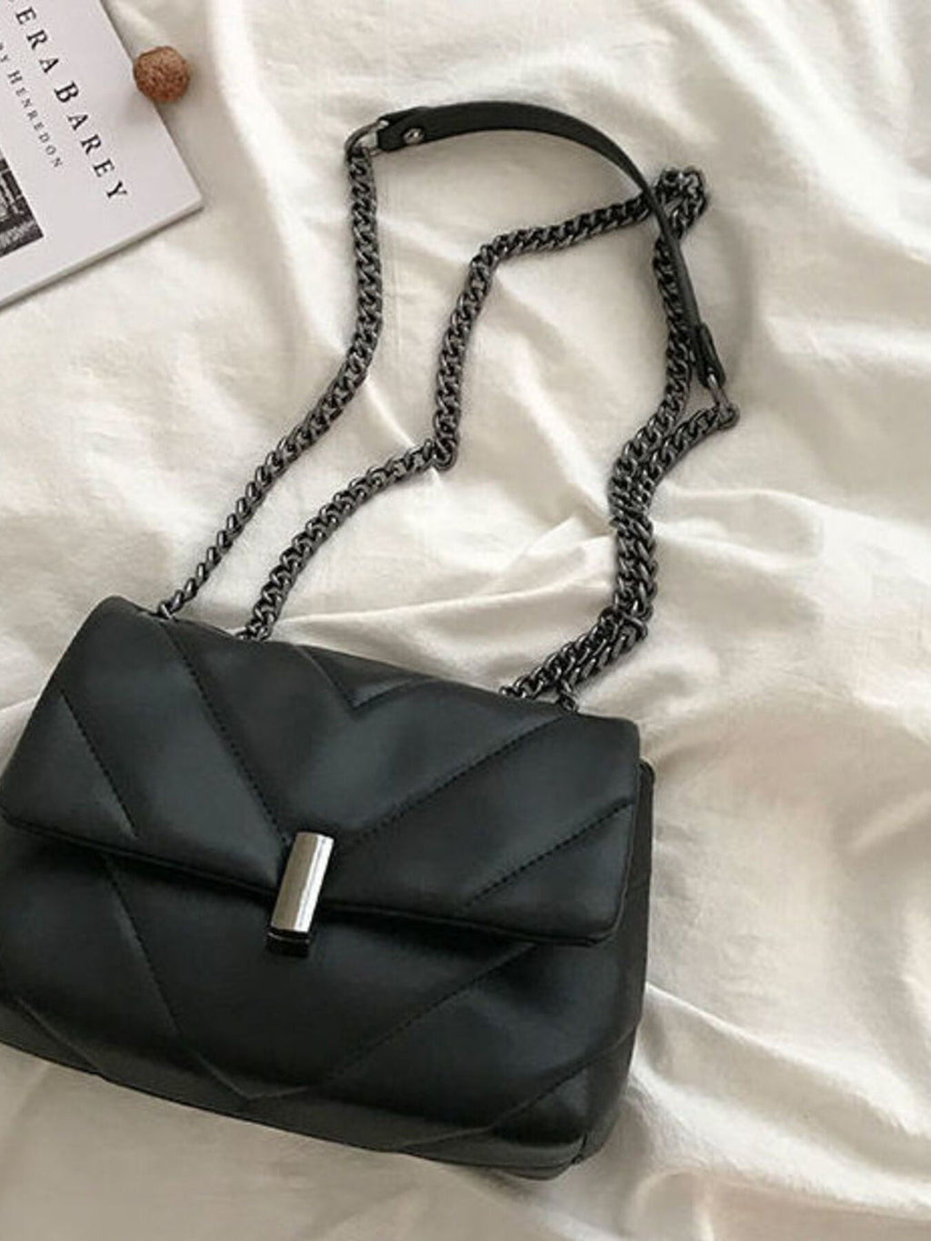 Quilted Chain Shoulder Bag