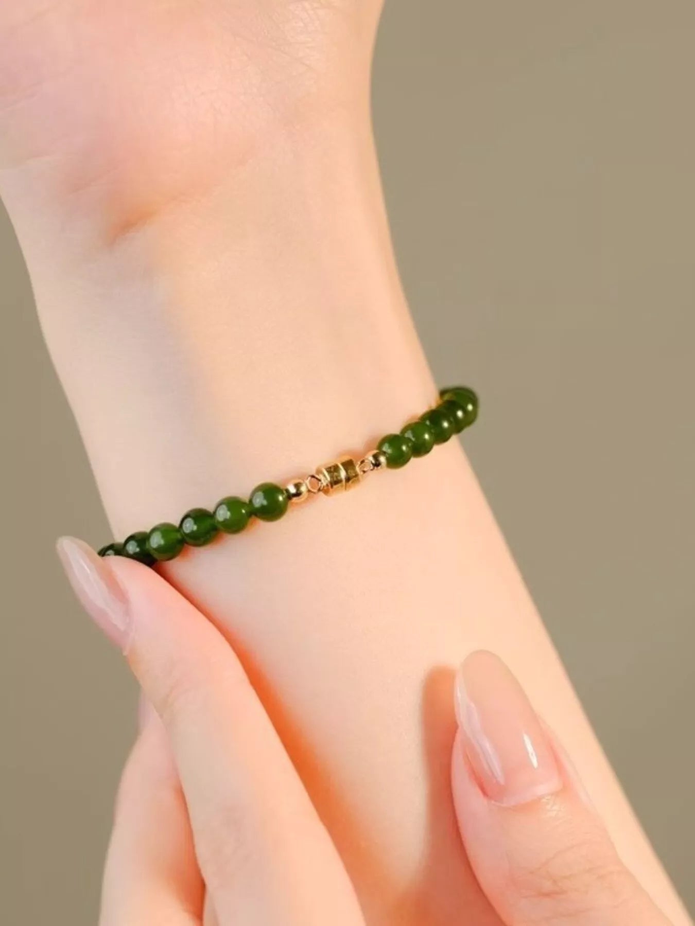 Agate Beaded Bracelet