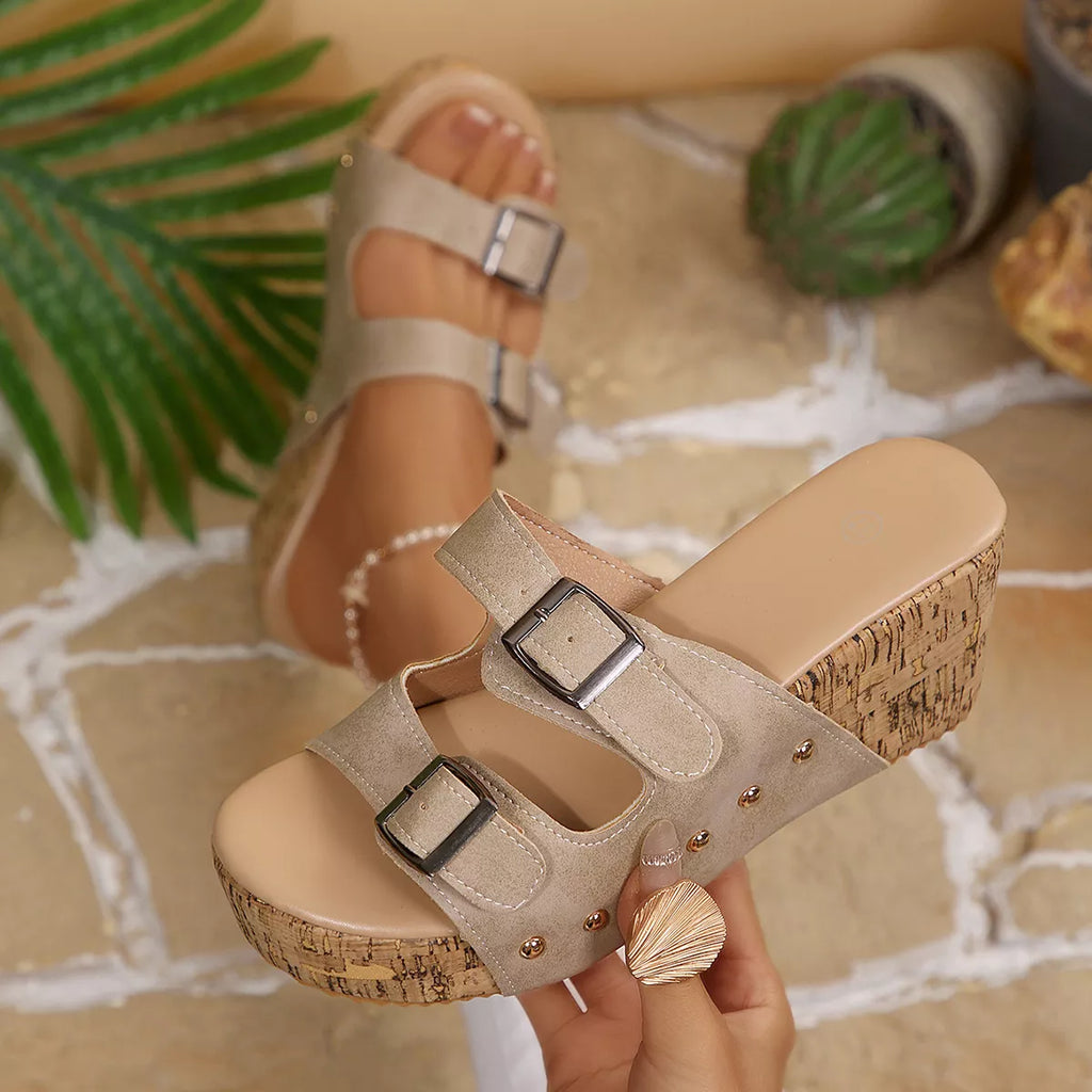 Open Toe Wedge Sandals