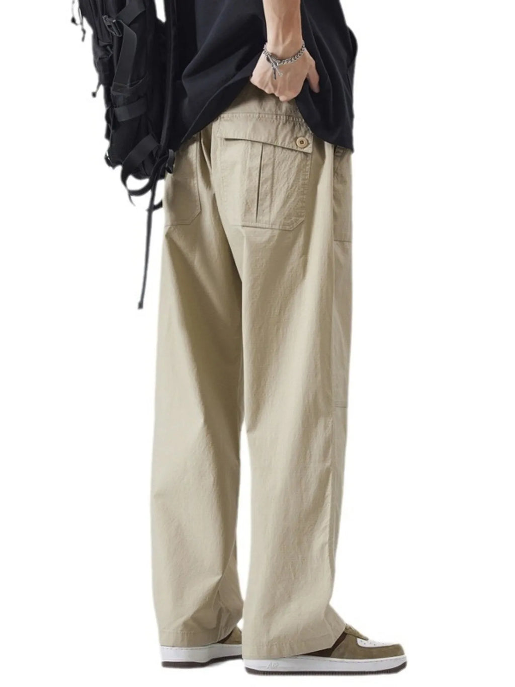Men's Full Size Relaxed Fit Cargo Pants Plus Size