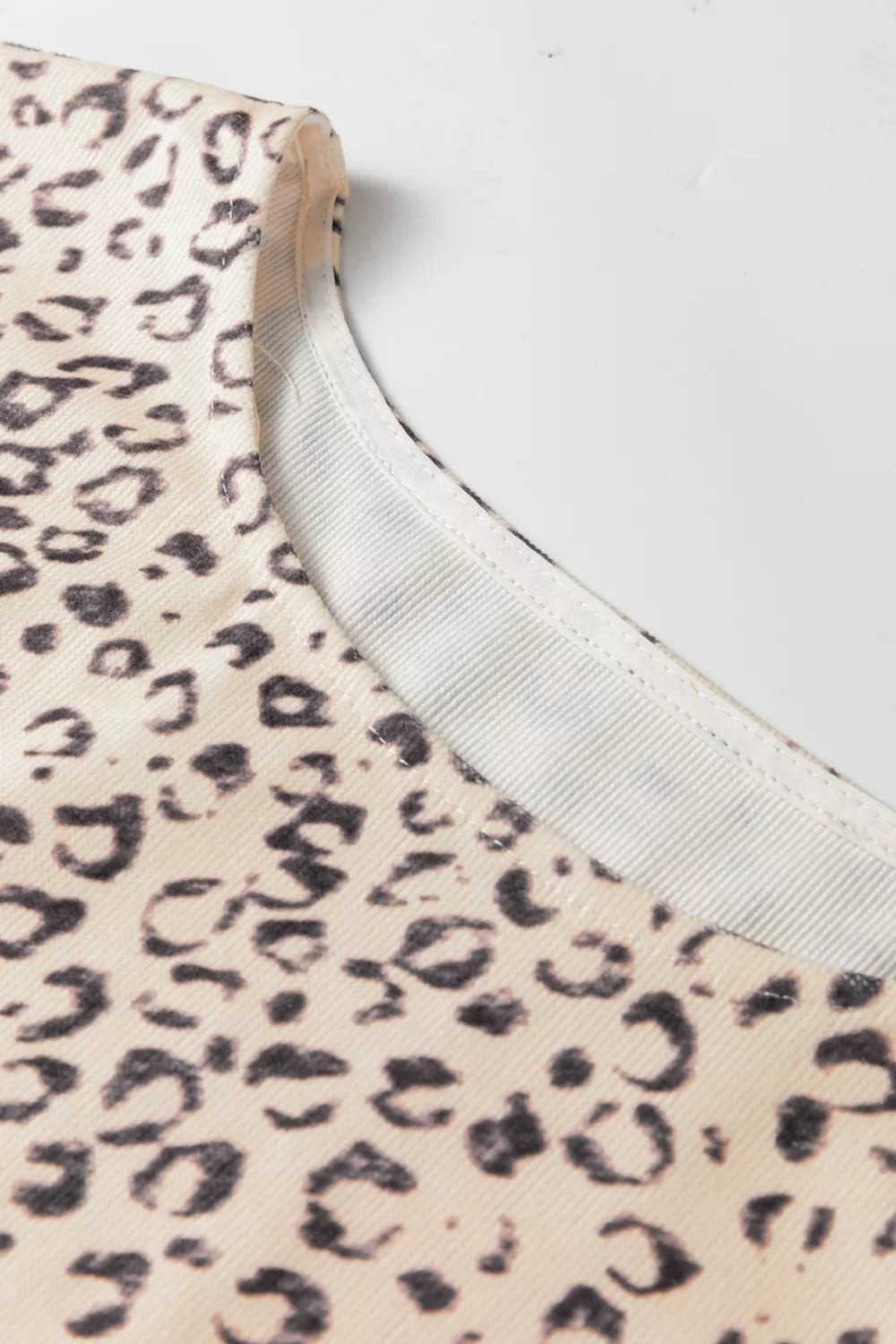 Knot Side Leopard Print Vest