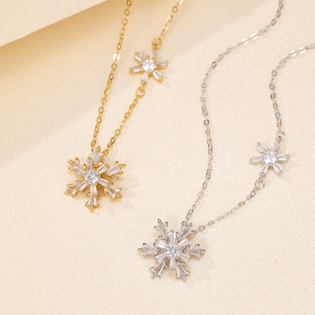 Snowflake Pendant Necklace