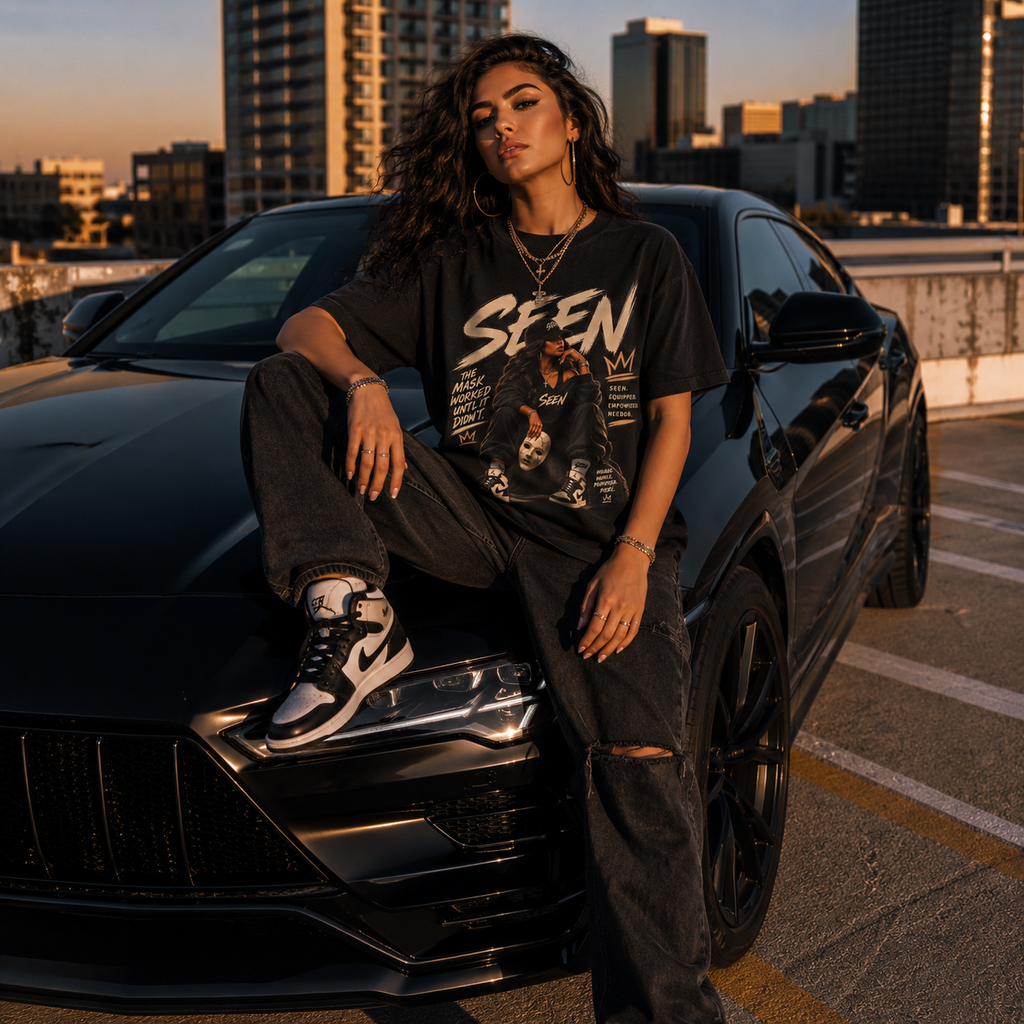 SEEN. Her. Streetwear Tee — She Was Never Invisible