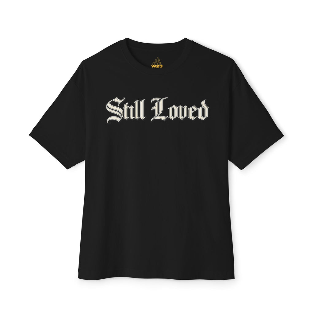 Still Loved. Chrome Outline Oversized Boxy Tee