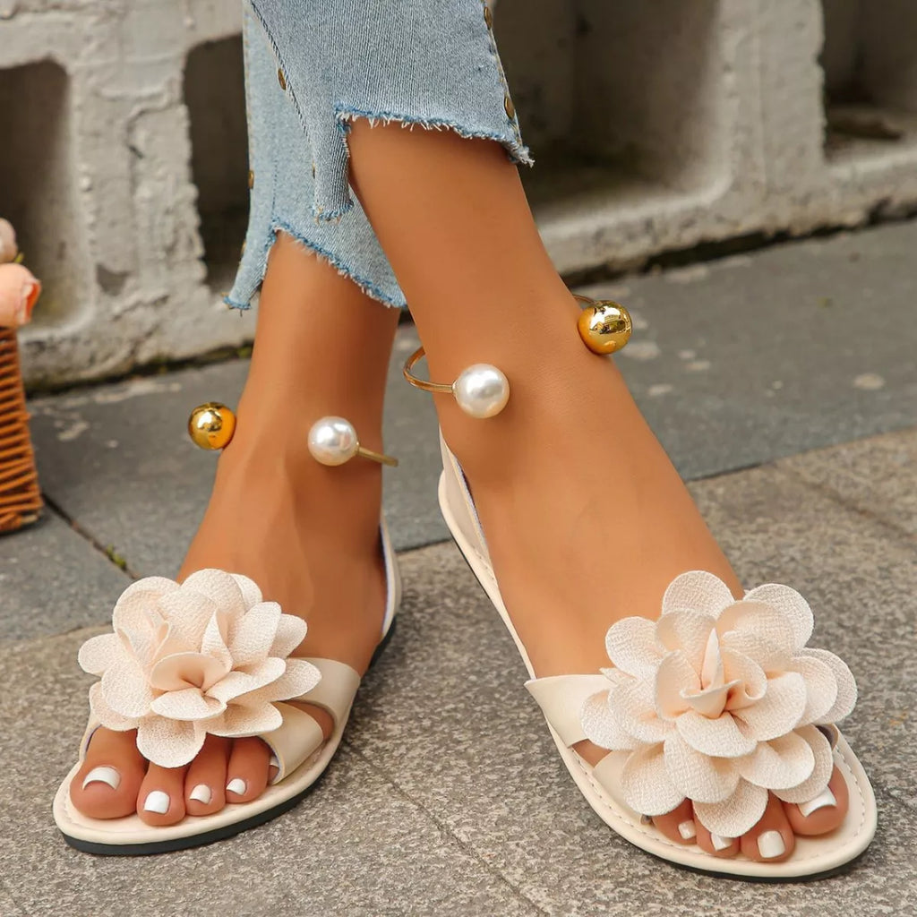 Flower Open Toe Sandals